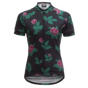 Twin Six Women’s Speedy Rose Canyon Cycling Jersey Pixilated sz XS